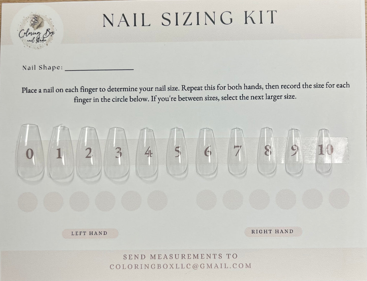 Sizing Kit